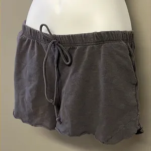 Vici Heather Gray Distressed Lounge Short Shorts w/ Elastic Waist and Pockets- M thumbnail 6