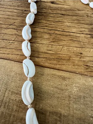 NWT Free People Skylar Shell Convertible Belly Chain Necklace 🐚 thumbnail 6