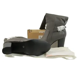 Journee Collection Women's Carver Wide Calf Block Heel Knee High Boots Grey 9 NIB thumbnail 7