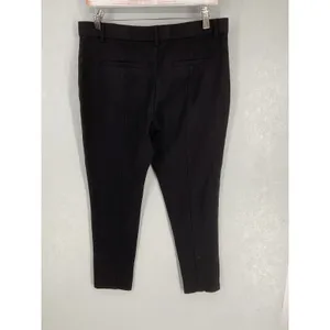 Mario Serrani Womens Pants Black Stretch Slim Leg Work Trousers Size Large thumbnail 3