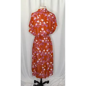 Anthropologie COREY LYNN CALTER Clementine Floral Midi Dress Smocked X-Small thumbnail 8