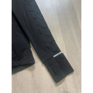 Lululemon 12 Running 1/2 1/4 Zip Pullover Mock Top Black Reflective Chevron thumbnail 6