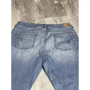American‎ Eagle Women's Jeans Size 10 Regular Blue High Rise Straight Leg Bag6 thumbnail 7