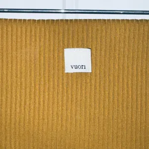 156 | Vuori Studio Ribbed High Rise Active‎ Leggings Turmeric Women Small thumbnail 3