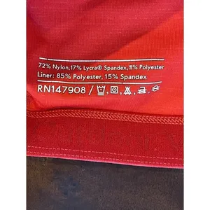 Outdoor‎ Voices Sports Bra Women Medium Red Racerback TechSweat Crop Tank Top thumbnail 8
