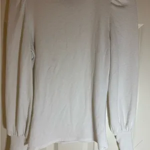 Women’s Alya Elegant White Puff Sleeve Fitted Top Super Soft‎ Size XS thumbnail 8