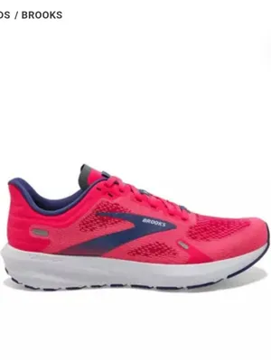 Brooks Launch 9 Womens Running Shoe Sneakers Pink Fuchsia Cobalt Size 10 Workout thumbnail 3