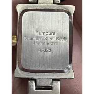 Rumours Silver Tank Watch Gold Roman New Battery Bangle thumbnail 5