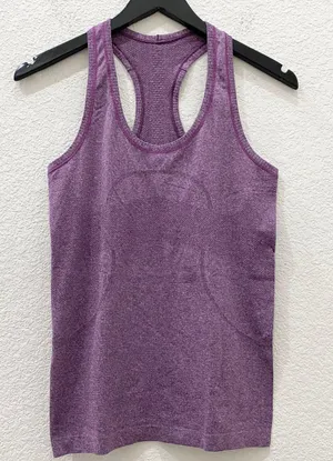 Lululemon Run: Swiftly Tech Racerback Tank Heathered Tender Violet Size 6 thumbnail 3