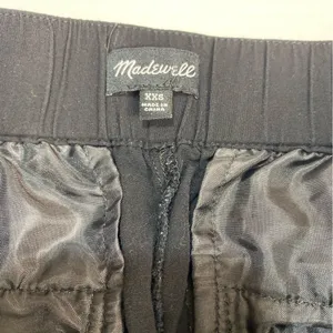 Madewell Track Trousers Black Womens Size‎ XXS thumbnail 6