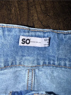 SO Belted Denim Cargo Pocket Mini Skirt thumbnail 3