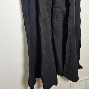 ANTHROPOLOGIE Celandine Strapless Smocked DW Maxi Dress /Black/ Size L -98212269 thumbnail 6