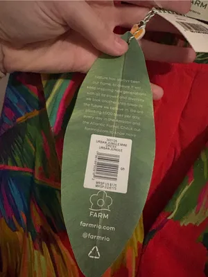 NWT Farm Rio Urban Jungle Mini Dress size Small thumbnail 5