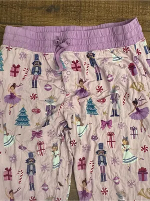 LITTLE SLEEPIES Nutcracker Ballerina Holiday Pajama Pants thumbnail 2