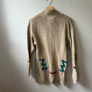 Vintage Silk Club 100% Silk Southwestern Knit Sweater — Made in Hong Kong (S) thumbnail 2