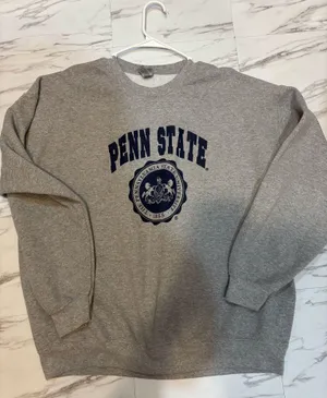 Grey Penn State Crewneck thumbnail 1