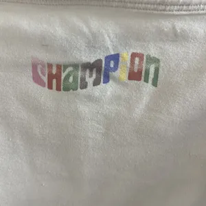 NWT Champion Retro Cream Branded Cami Baby Tank Top Medium thumbnail 2