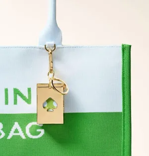 Mini Deck of Cards Bag Charm Keychain - kate spade new york x Target Gold nwt thumbnail 3