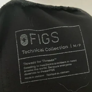 Figs Zamora Jogger Scrub Pants Size Medium Petite Black Nurses Healthcare thumbnail 4