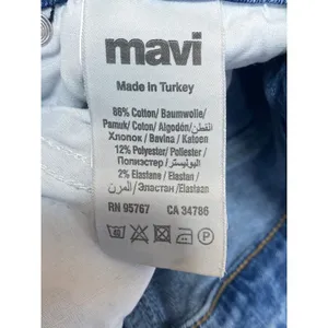 Mavi Paloma Women's Blue High Waisted Wide Leg Baggy Denim Jeans Size 25x31 thumbnail 7