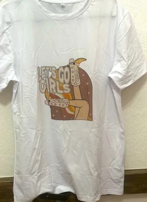 New let’s go girls tee Size M thumbnail 1