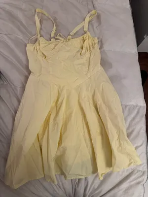 Windsor Butter yellow corset dress thumbnail 8
