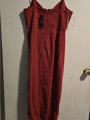 Lulu's Red Spaghetti-Strap Maxi Dress thumbnail 12