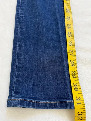 New York & Company Women's Dark Wash Skinny Jeans Size 8 thumbnail 7