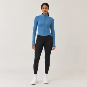 Lululemon Nulu Cropped Define Jacket‎ Soft Denim Blue Size 4 thumbnail 3