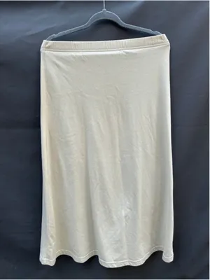 Bobbie Brooks Beige Midi Skirt Size Medium Cotton Polyester thumbnail 2