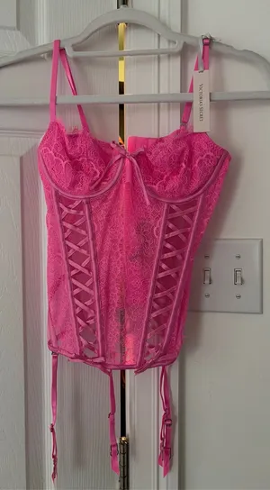 Victoria's Secret Lace Top Corset thumbnail 1