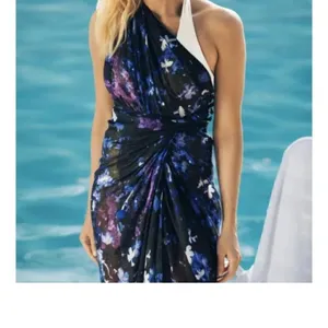 Peter Som Anthropologie Dream Floral Sarong Meteorite O/S New thumbnail 3