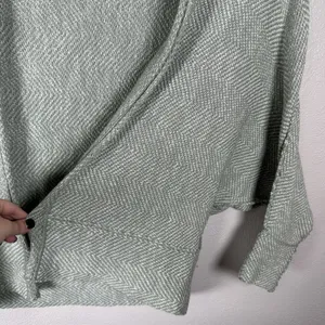 Free People Motions Cardigan Sweater‎ Lagenlook Boho Oversized Womens Large Gray thumbnail 3