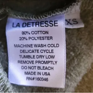 La Detresse Two tone Pale/Pink Sweatpants(Size Medium) thumbnail 4