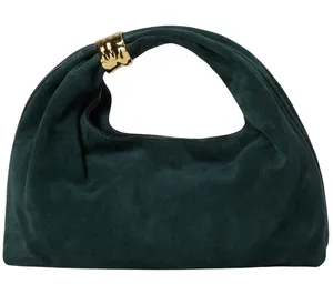 Madewell Suede Hand Held Ring Pouch in Midnight Forest thumbnail 1