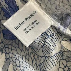 Roller Rabbit Blue and White Botanical Button-Down Shirt thumbnail 5