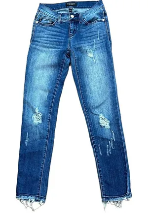 Judy Blue Skinny Denim Distressed Jeans Style# JB8228MD Size‎ 1/25 thumbnail 1