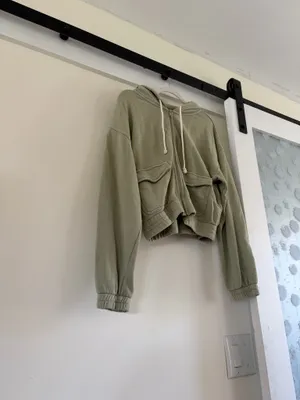 Aerie Zip-Up Hoodie Sweatshirt thumbnail 3