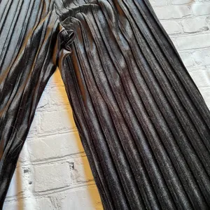 Cable & Gauge Velvet Black Whimsigoth Pull on Pants Large Gothic Pleated Holiday thumbnail 15
