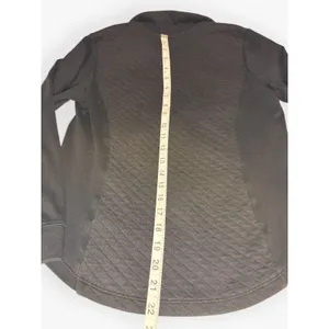 Lauren Ralph Lauren Quilted Zip Jacket Black Pink Trim Small thumbnail 5