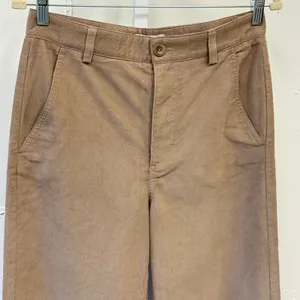 COS Women's Straight Leg Corduroy Chino Pants Slim Fit Tapered‎ Leg Sz 4 Beige thumbnail 2