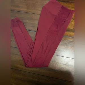 lululemon athletica Burgundy Leggings Size 4 thumbnail 6