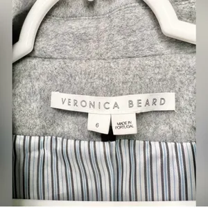 Veronica Beard Nalida Overcoat Grey Size 6 Wool Cashmere Long Cardigan Coat thumbnail 9
