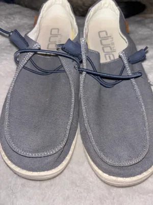 Wendy Hey Dude Chambray navy white size 10 thumbnail 4
