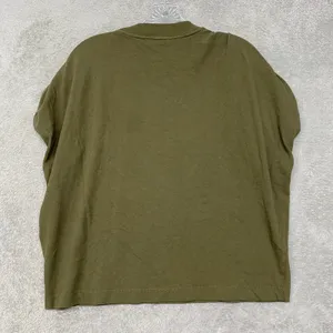Madewell Relaxed Muscle Tee Women M Green Vintage Jersey Shirred Shoulder NZ393 thumbnail 7