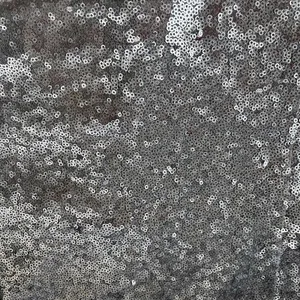 Decree Sequin Mini Skirt Sz M Silver Y2K Disco Festival Glam Party Holiday NYE thumbnail 3