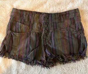 Free People Striped Shorts thumbnail 1
