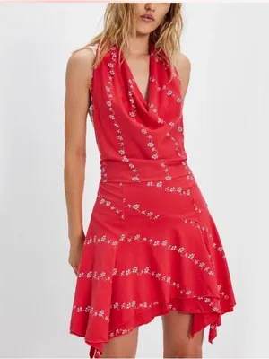 Free People Electric Days Printed Mini Dress thumbnail 7