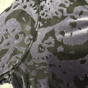 Simply Vera Wang Womens Whimsigoth Velvet Burnout Top Size M Purple Fairy Grunge thumbnail 3