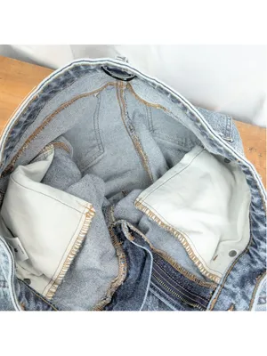 Ladies' Express High Waisted Cargo Jeans 4 thumbnail 5